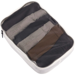 Set di due organizer per bagagli Thule con pannello in rete color bianco quarta vista