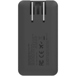 Caricatore da viaggio rapido con porte USB-C e USB-A 65W Xtorm color nero seconda vista posteriore
