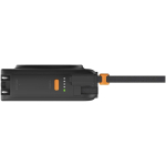 Caricatore da viaggio 3 in 1 con ricarica wireless 10.000 mAh Xtorm color nero vista laterale