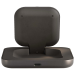 Caricatore magnetico Qi2 per comodino con cavo USB-C 15W Zens color nero seconda vista posteriore
