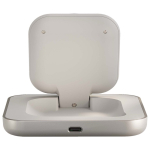 Caricatore magnetico Qi2 per comodino con cavo USB-C 15W Zens color bianco seconda vista posteriore