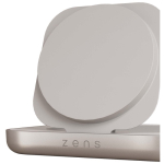 Caricatore magnetico Qi2 per comodino con cavo USB-C 15W Zens color bianco vista dettaglio 1