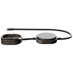 Cavo di ricarica USB-C 2 in 1 con base wireless Zens color nero seconda vista posteriore