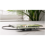 Cavo di ricarica USB-C 2 in 1 con base wireless Zens color nero immagine stile di vita 2