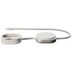 Cavo di ricarica USB-C 2 in 1 con base wireless Zens color bianco seconda vista posteriore