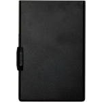 Portacarte magnetico con protezione RFID e materiali riciclati color nero seconda vista frontale