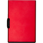 Portacarte magnetico con protezione RFID e materiali riciclati color rosso seconda vista frontale
