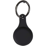 Custodia per localizzatore in silicone compatibile con Find My color nero seconda vista posteriore