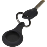 Custodia per localizzatore in silicone compatibile con Find My color nero seconda vista