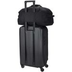 Borsa da viaggio con scomparti e tracolla rimovibile 40L Thule color nero quarta vista