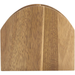 Portatovaglioli in legno di acacia naturale ideale per la tavola color legno seconda vista frontale