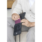 Borsa organizer per accessori resistente all’acqua con RFID color nero immagine stile di vita 2