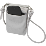 Borsa organizer per accessori resistente all’acqua con RFID color grigio chiaro seconda vista