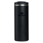 Bicchiere termico ermetico a doppia parete con coperchio fliptop 350ml Stanley color nero