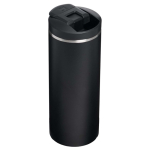Bicchiere termico ermetico a doppia parete con coperchio fliptop 350ml Stanley color nero seconda vista posteriore