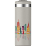 Bicchiere termico ermetico a doppia parete con coperchio fliptop 350ml Stanley color grigio