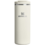 Bicchiere termico ermetico a doppia parete con coperchio fliptop 350ml Stanley color beige