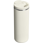 Bicchiere termico ermetico a doppia parete con coperchio fliptop 350ml Stanley color beige seconda vista posteriore