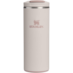 Bicchiere termico ermetico a doppia parete con coperchio fliptop 350ml Stanley color rosa chiaro