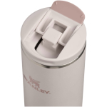 Bicchiere termico ermetico a doppia parete con coperchio fliptop 350ml Stanley color rosa chiaro seconda vista