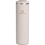 Bicchiere termico a doppia parete con coperchio ermetico 470ml Stanley color rosa chiaro