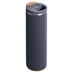 Bicchiere termico a doppia parete con coperchio ermetico 470ml Stanley color blu grigiastro seconda vista posteriore