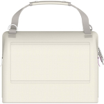 Borsa frigo con tasca in rete e chiusura zip per 20 lattine Stanley color beige seconda vista posteriore