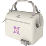 Borsa frigo con tasca in rete e chiusura zip per 20 lattine Stanley color beige