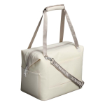 Borsa frigo con tasca in rete e chiusura zip per 20 lattine Stanley color beige terza vista