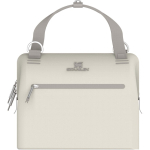 Mini borsa frigo con zip resistente per 10 lattine Stanley color beige seconda vista frontale