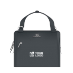Mini borsa frigo con zip resistente per 10 lattine Stanley vista area di stampa