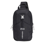Borsa a tracolla urbana con tasche e tracolla imbottita 9L vista area di stampa