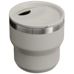 Tazza termica impilabile a doppia parete in acciaio inox 295 ml Stanley color grigio terza vista posteriore