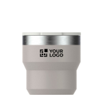 Tazza termica impilabile a doppia parete in acciaio inox 295 ml Stanley vista area di stampa