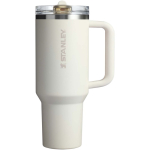 Bicchiere termico Stanley da 1,18 L con cannuccia richiudibile antigoccia color beige