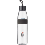 Borraccia ermetica con laccetto integrato 700ml Mepal color nero vista con stampa tampografica