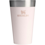 Bicchiere impilabile a doppia parete con isolamento sottovuoto 470ml Stanley color rosa chiaro