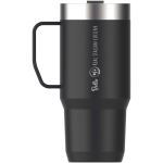 Tazza termica in acciaio inox con coperchio anti-schizzo 710ml Stanley color nero vista con logo stampato 2