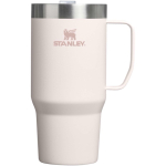 Tazza termica in acciaio inox con coperchio anti-schizzo 710ml Stanley color rosa chiaro