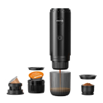 Macchina da caffè portatile pressione 15 bar e ricaricabile 80ml Prixton color nero seconda vista