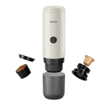 Macchina da caffè portatile pressione 15 bar e ricaricabile 80ml Prixton color beige terza vista
