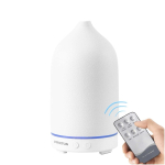 Umidificatore Prixton con luce LED a 7 colori e timer color bianco seconda vista