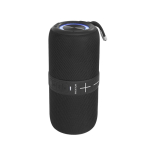 Altoparlante wireless con microfono e ricarica USB-C Prixton 30 W color nero terza vista frontale