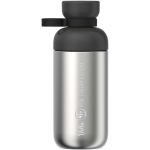 Borraccia con doppia apertura e tappo a vite 500ml Mepal color nero vista con logo stampato 2