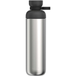 Borraccia con doppia apertura e tappo antigoccia 900ml Mepal color nero seconda vista frontale