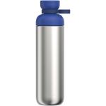 Borraccia con doppia apertura e tappo antigoccia 900ml Mepal color azzurro pastello seconda vista frontale