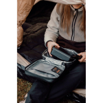 Borsa termica pranzo con tasca esterna e manico Nordic Drift Storm color nero vista ambiente