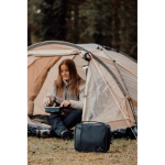 Borsa termica pranzo con tasca esterna e manico Nordic Drift Storm color nero vista ambiente 2