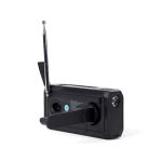 Radio di emergenza con powerbank Nordic Drift Titan 4000mAh color nero quarta vista