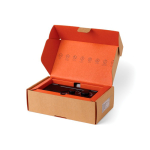 Radio di emergenza con powerbank Nordic Drift Titan 4000mAh color nero vista con scatola